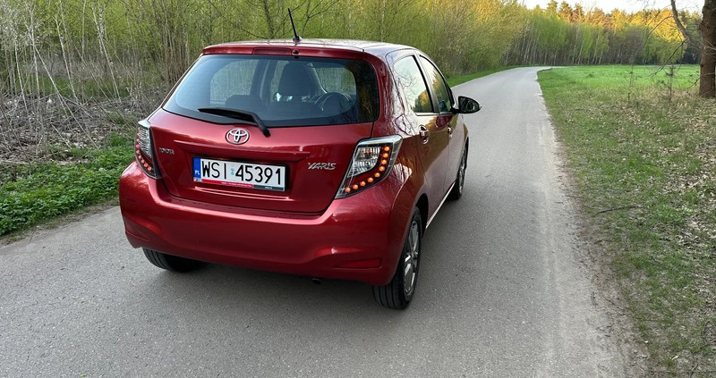 Toyota Yaris cena 35700 przebieg: 155080, rok produkcji 2014 z Siedlce małe 92